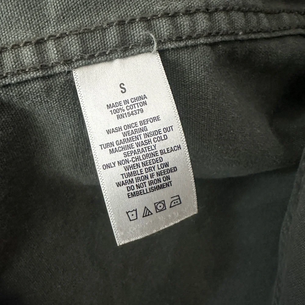 Aeropostale Frayed Military Jacket Size Small